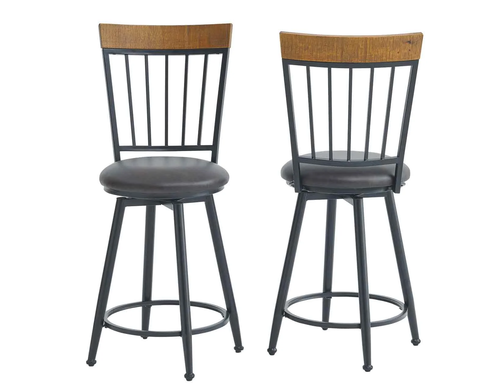 Tyler Swivel 24-inch Counter Stool - Image 2