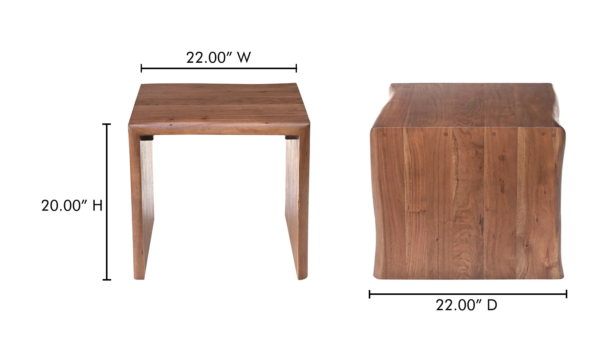 Tyrell Side Table Natural Brown - Image 11