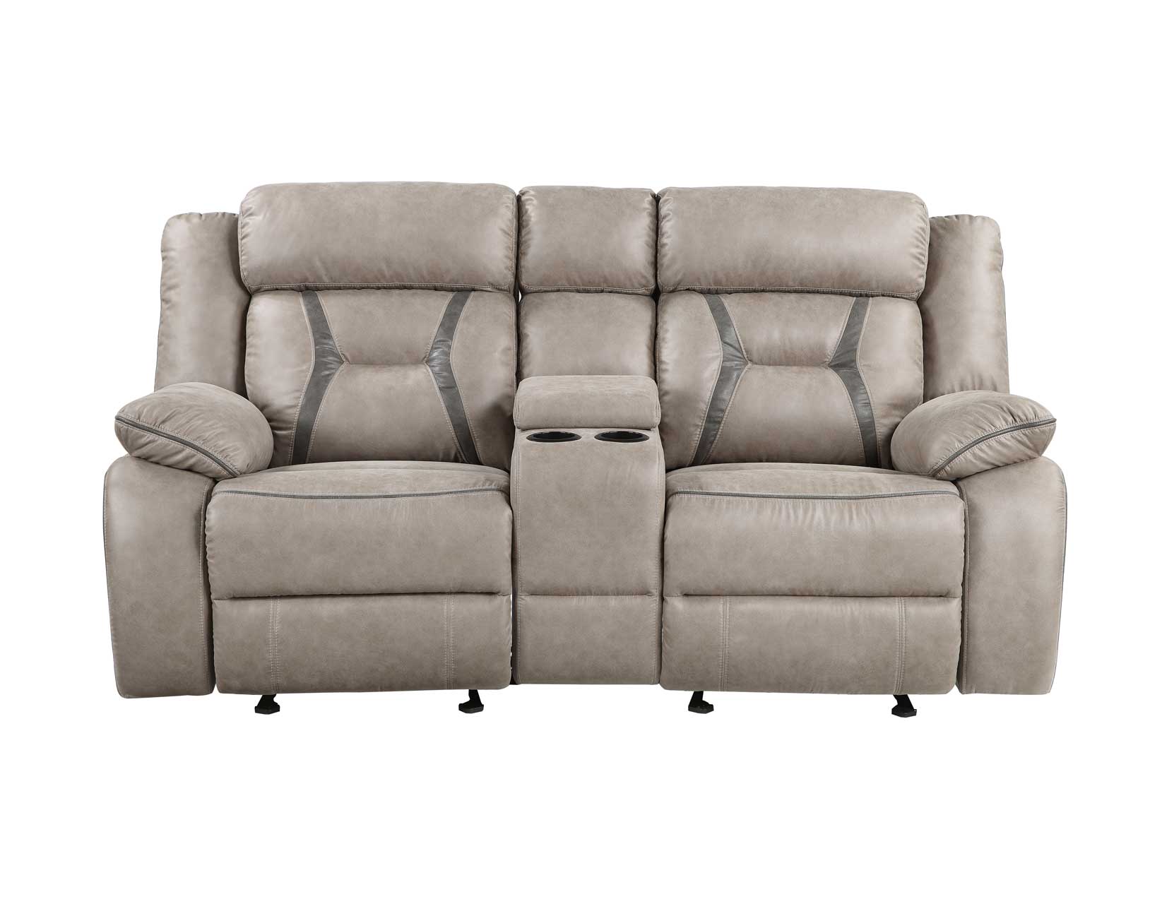Tyson Gray/Dark Gray 3-Piece Manual Reclining Set - Image 14