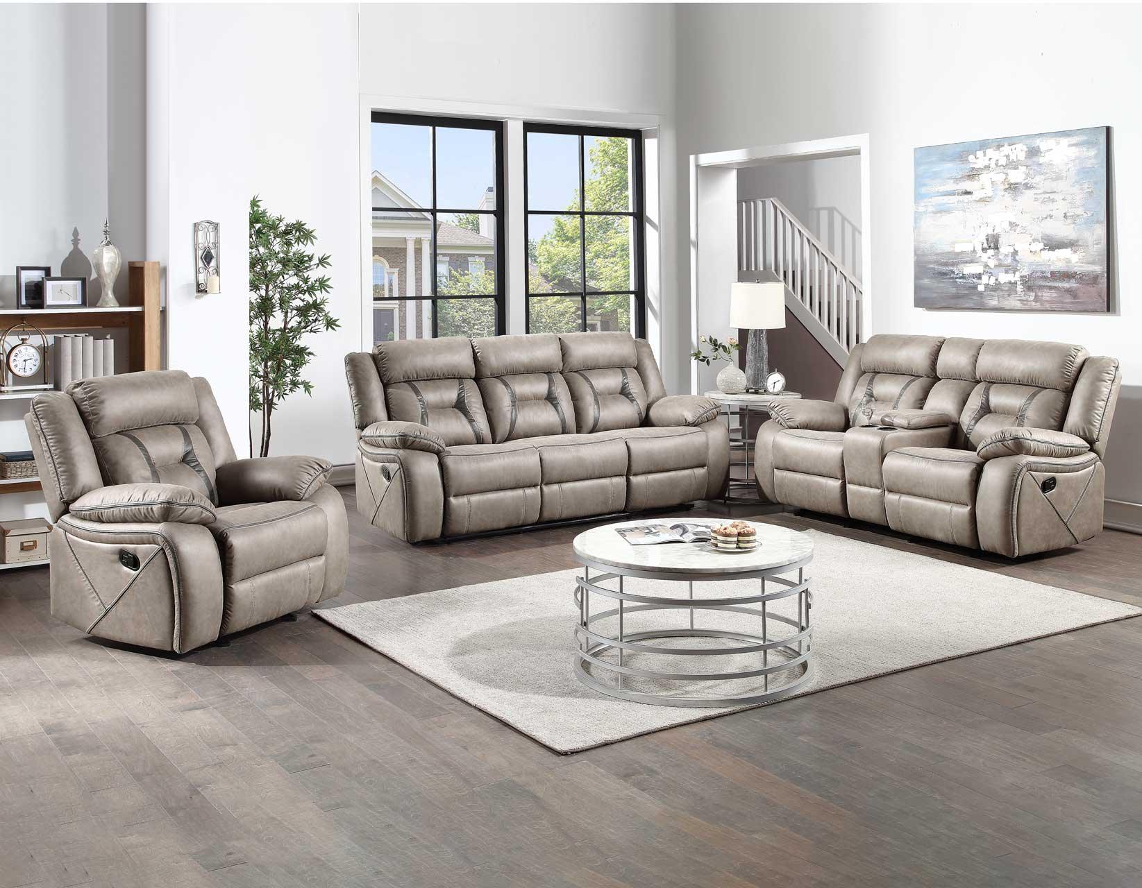 Tyson Reclining Glider Console Loveseat - Image 8