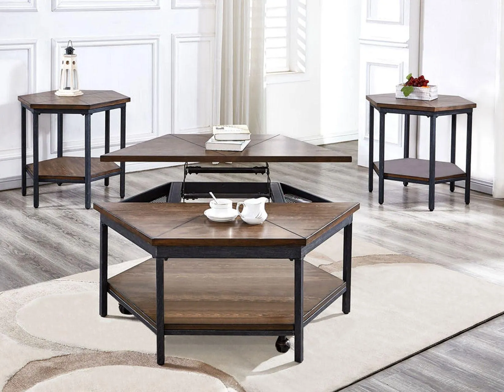 Ultimo Hexagon End Table - Image 2