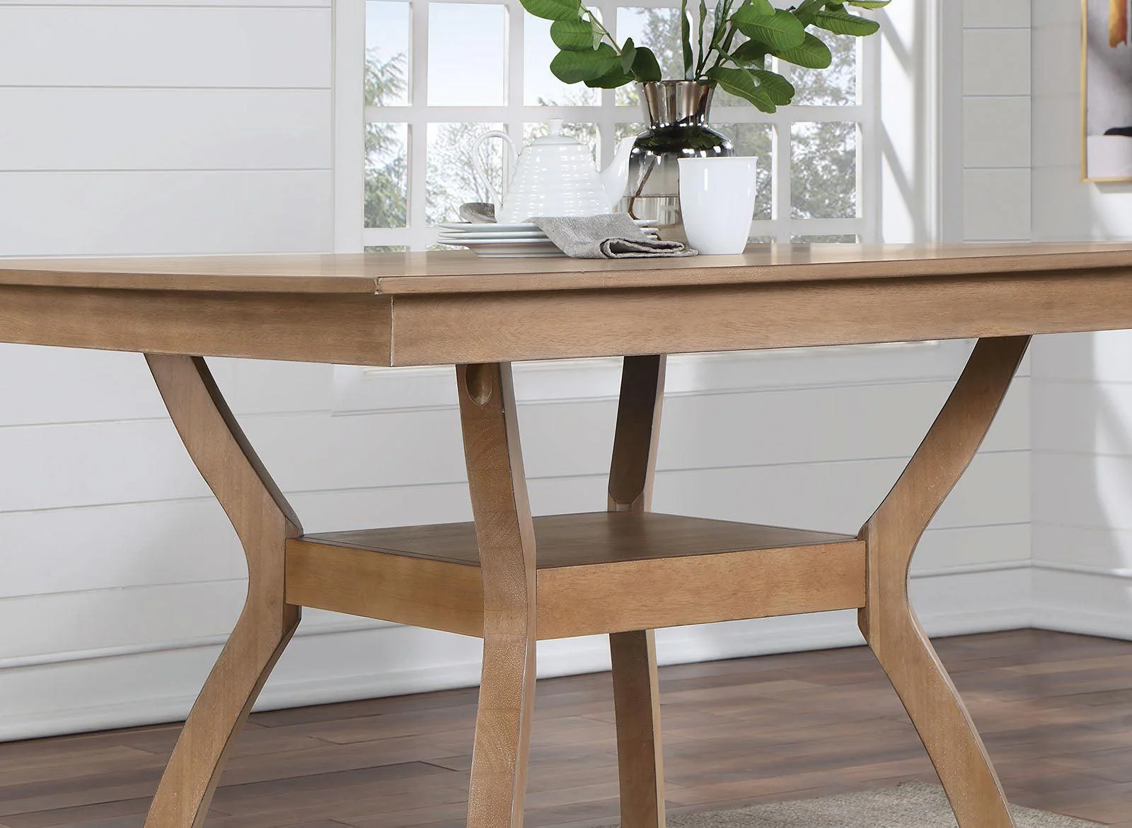 Upminster Natural Tone Counter Ht. Table