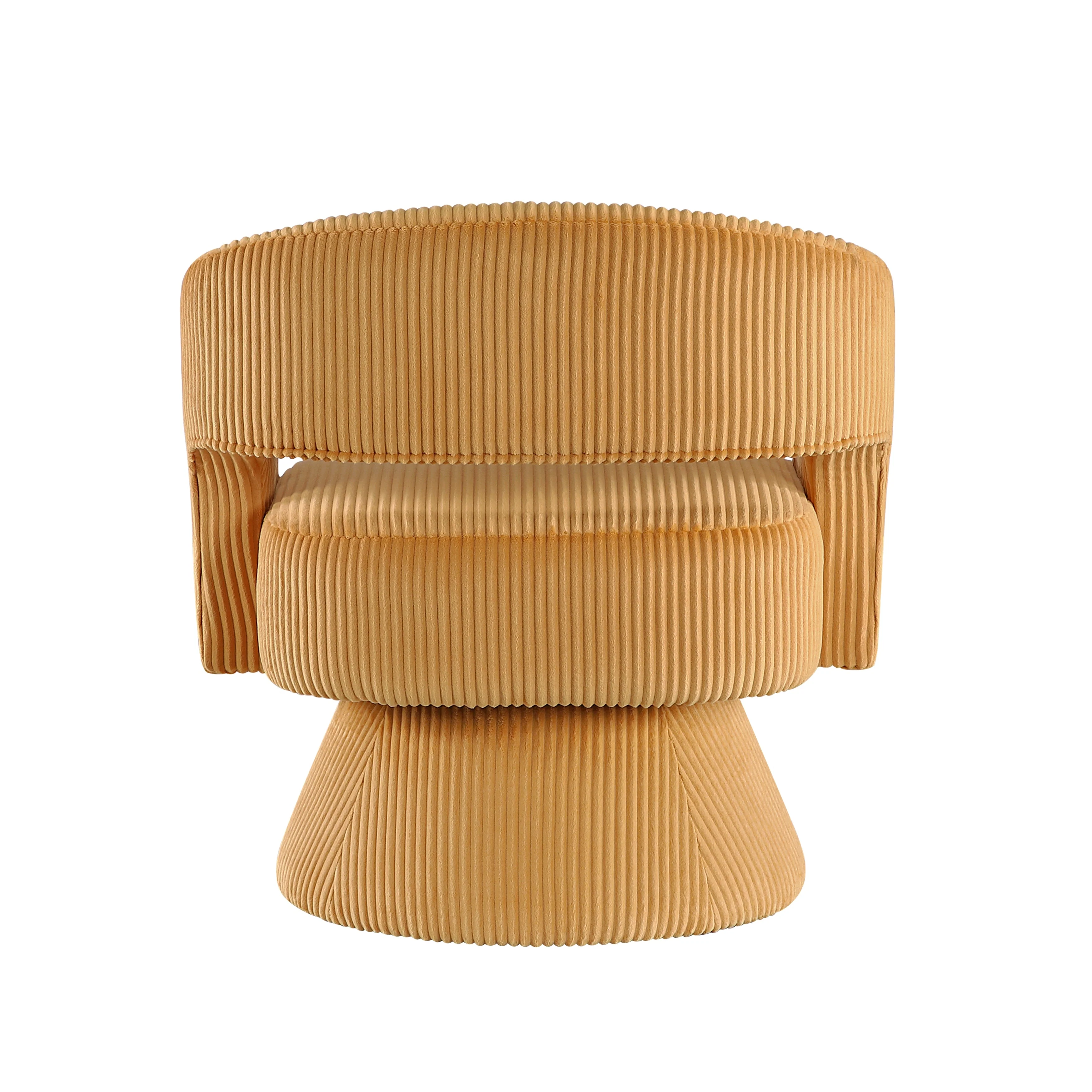Upton Yellow Swivel Accent Chair - Image 5