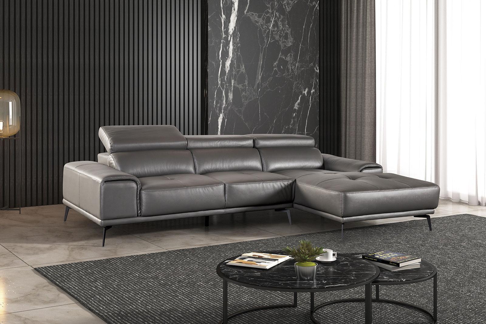 Vadso Dark Gray Sectional with Right Chaise - Image 2