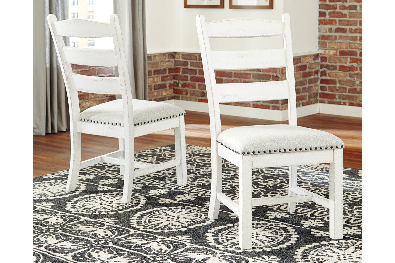 Valebeck Beige/White Dining Chair, Set of 2 - Image 6