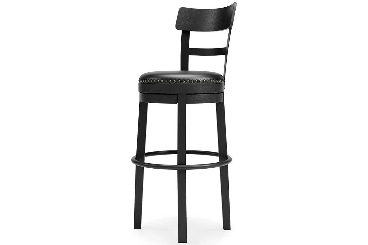 Valebeck Black Bar Height Barstool - Image 3