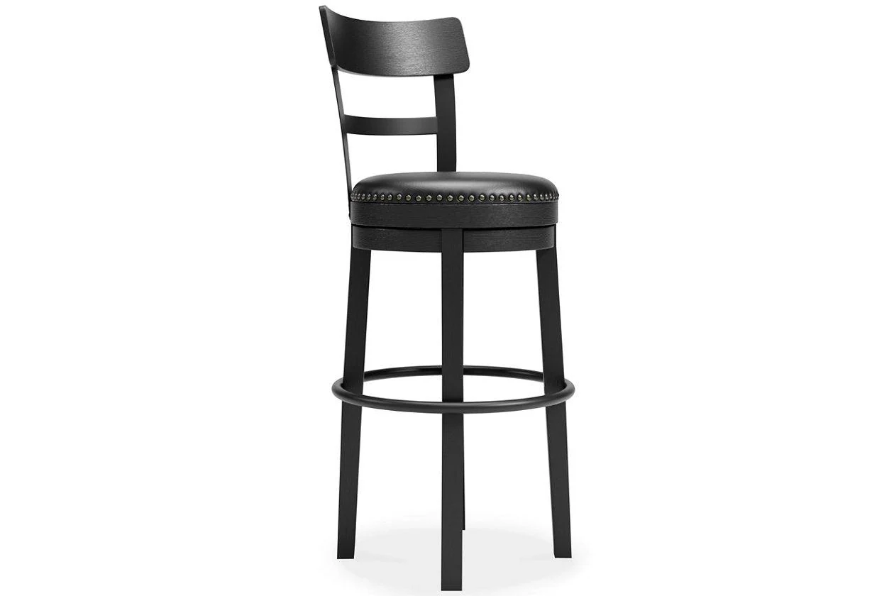 Valebeck Black Bar Height Barstool - Image 9