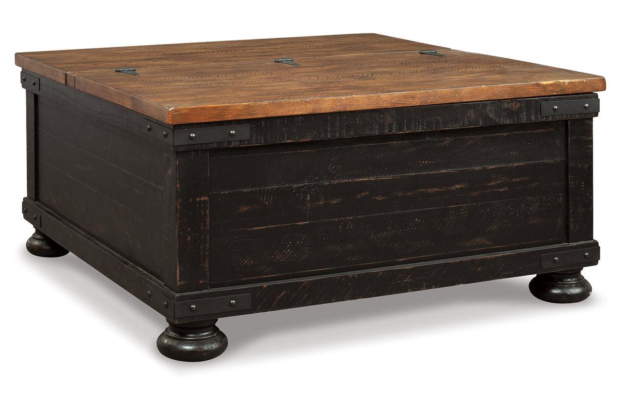 Valebeck Black/Brown Coffee Table and 2 Chairside End Tables - Image 2