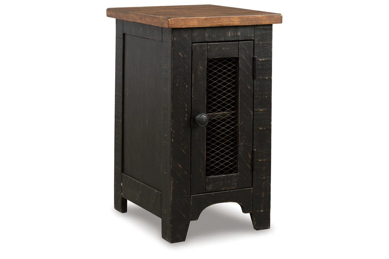 Valebeck Black/Brown Coffee Table and 2 Chairside End Tables - Image 3