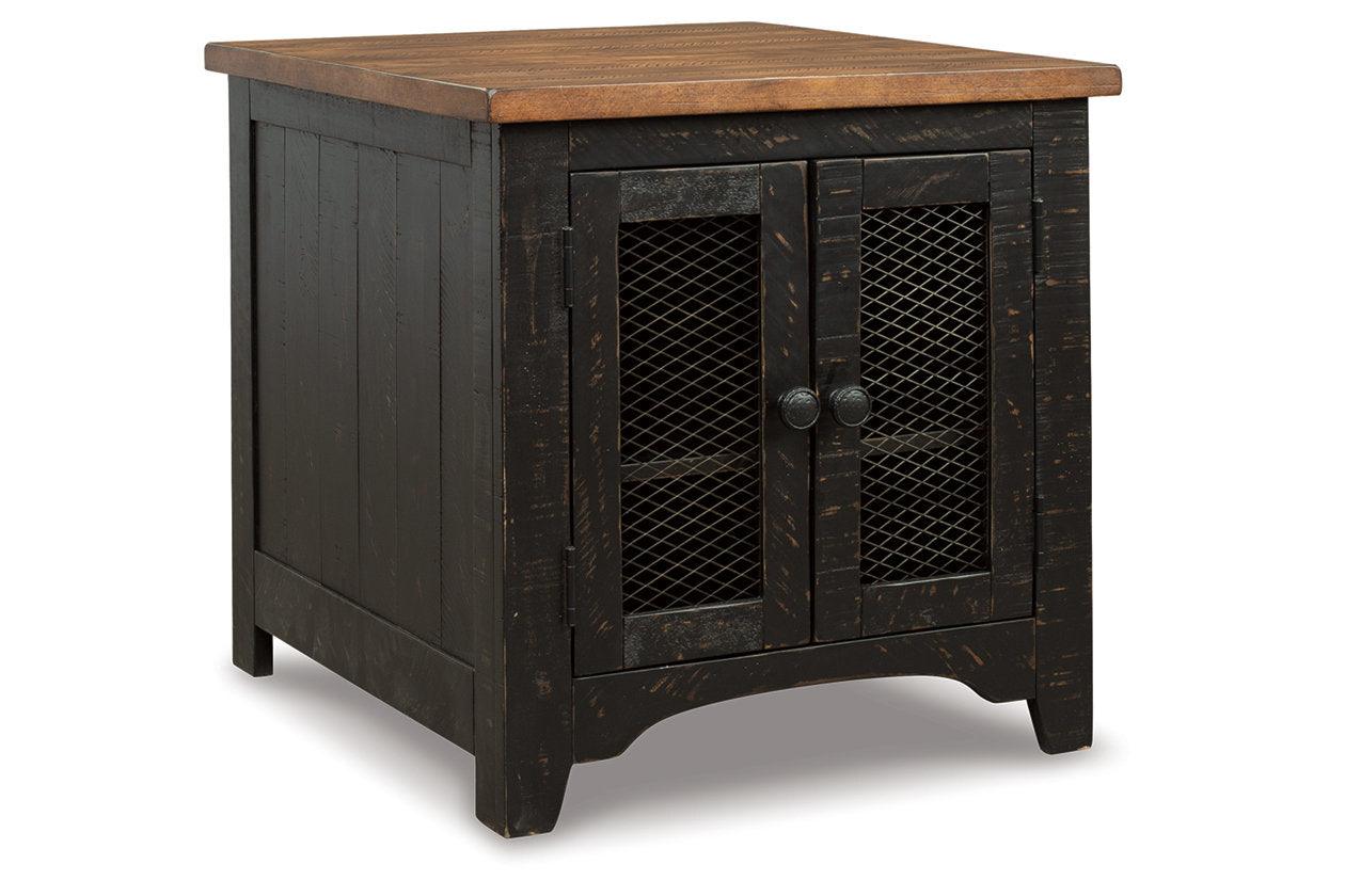 Valebeck Black/Brown Coffee Table and 2 End Tables - Image 5