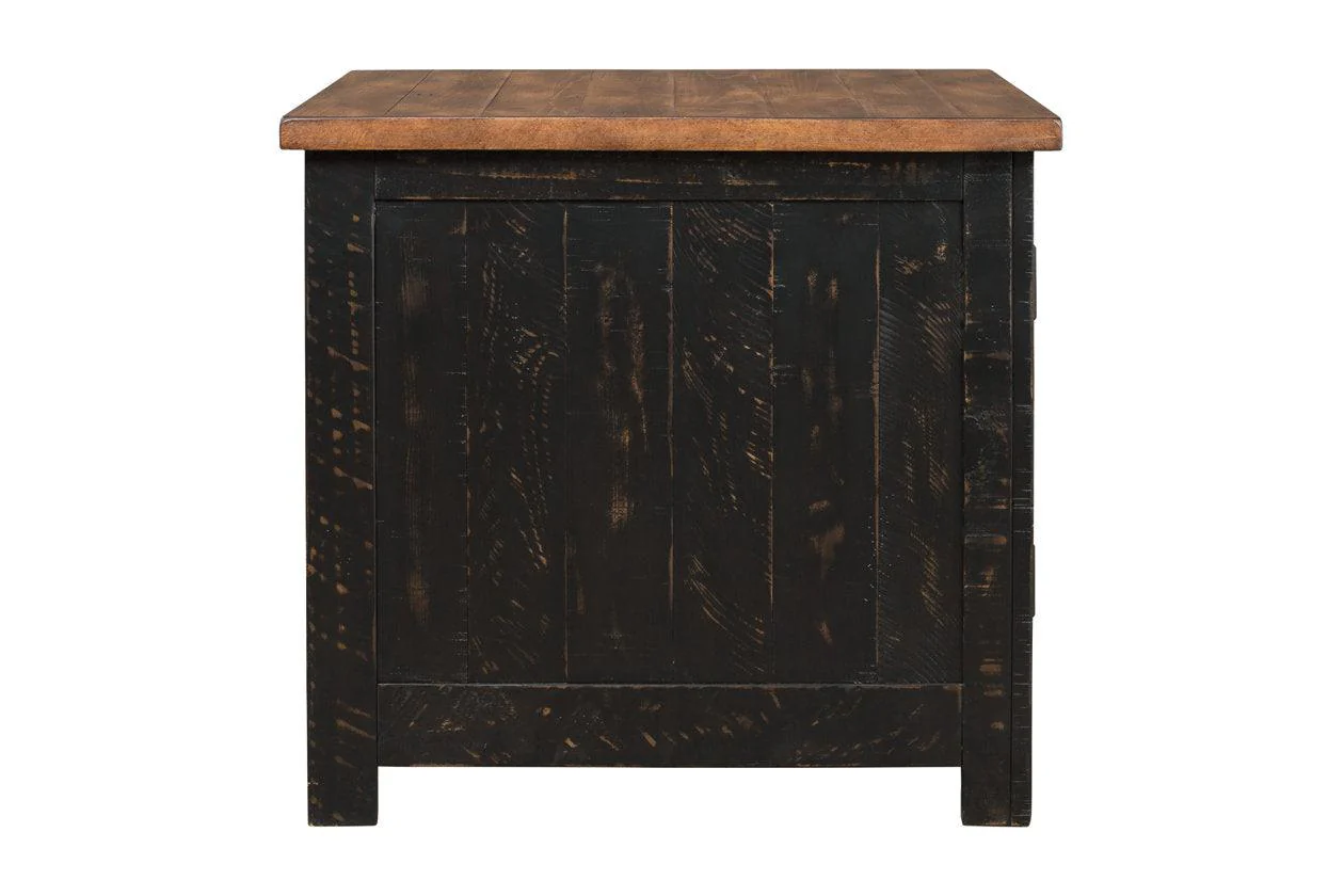 Valebeck Black/Brown End Table - Image 5