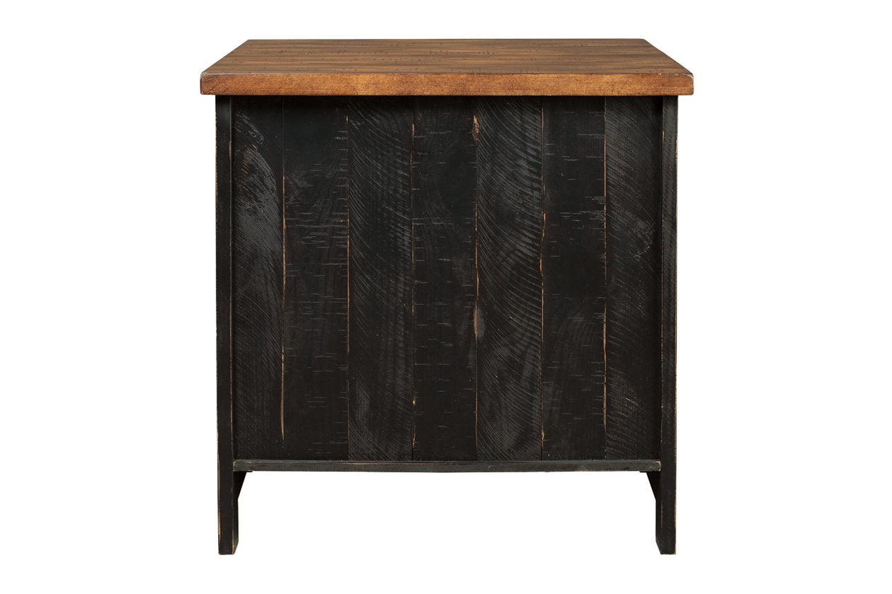 Valebeck Black/Brown End Table - Image 6