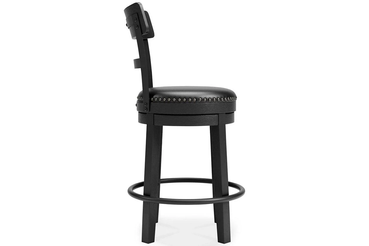 Valebeck Black Counter Height Barstool - Image 4