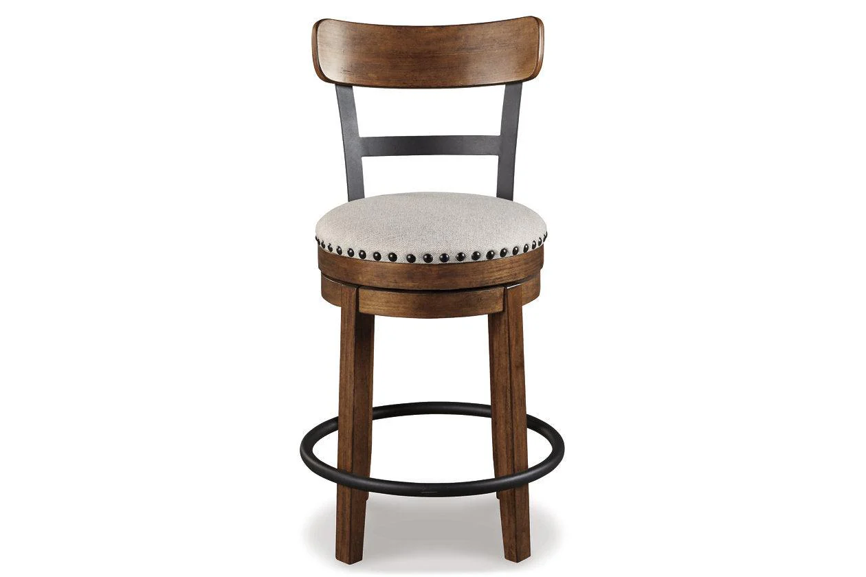 Valebeck Brown Counter Height Barstool - Image 2