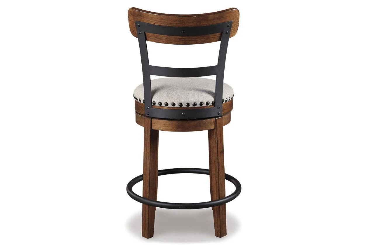 Valebeck Brown Counter Height Barstool - Image 4