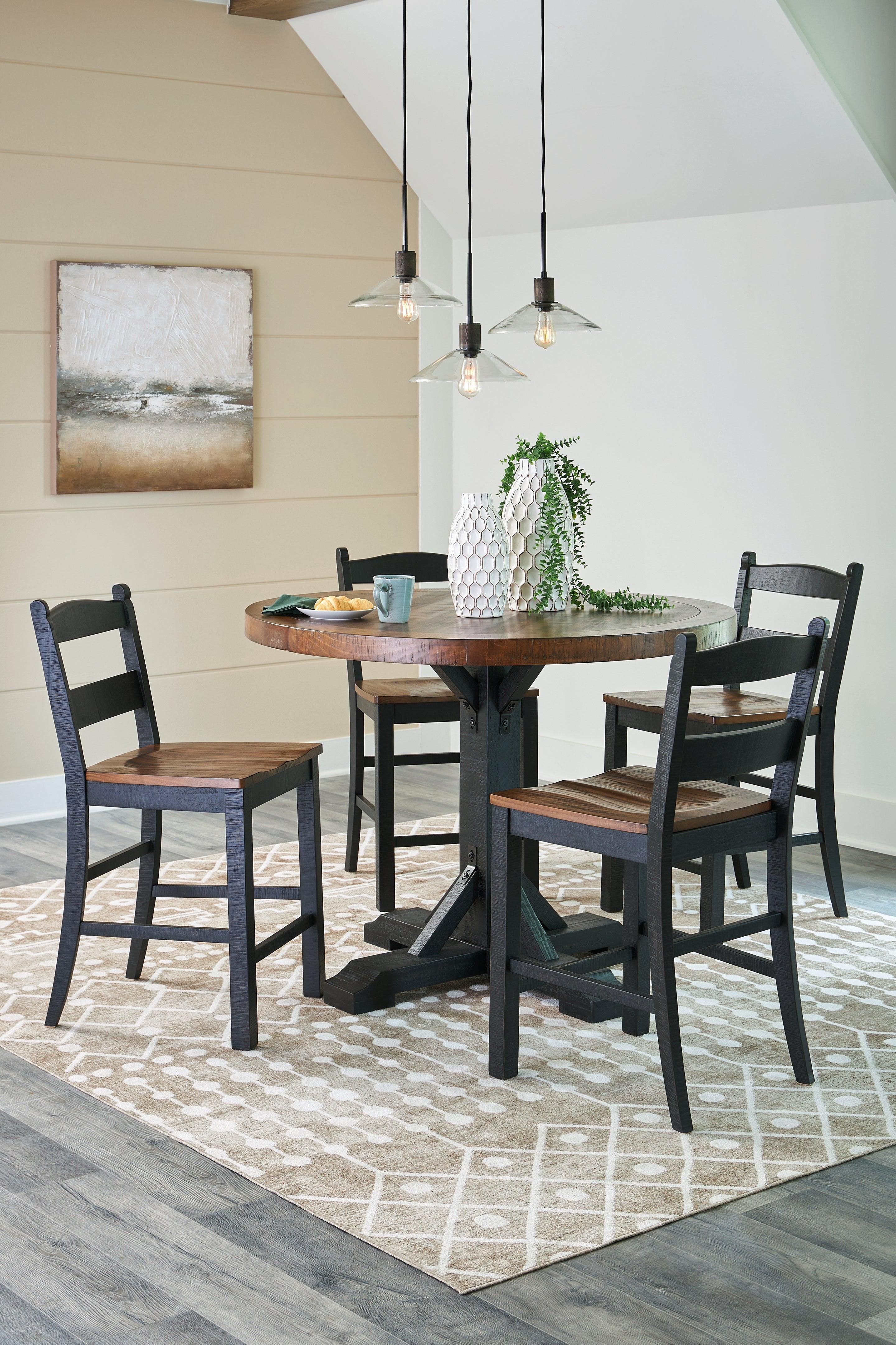 Valebeck Multi Counter Height 5-Piece Dining Room Set - Image 2