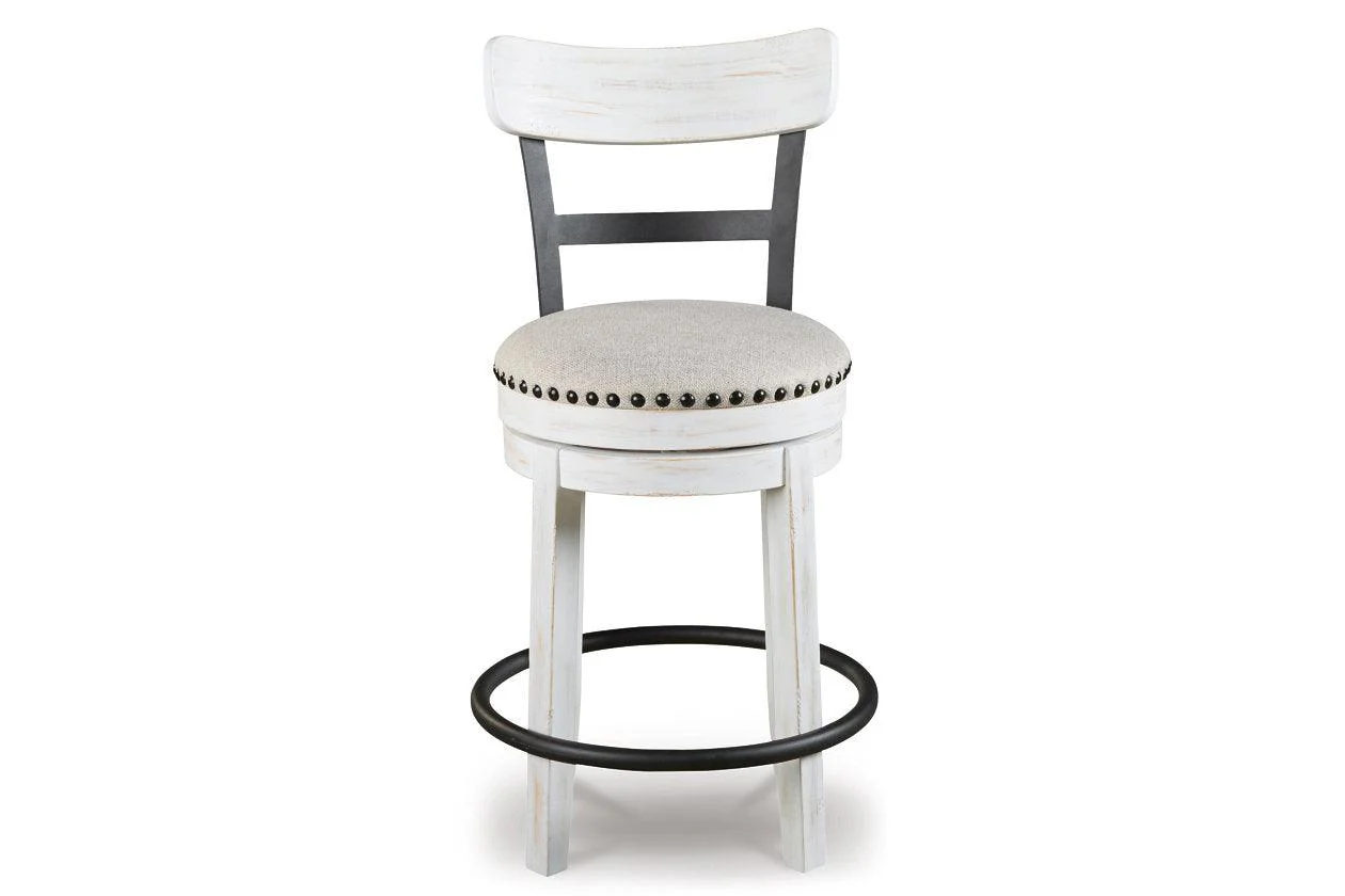 Valebeck White Counter Height Barstool - Image 7