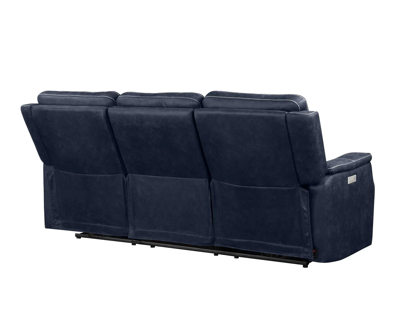 Valencia Ocean Blue 3-Piece Dual Power Reclining Set - Image 11