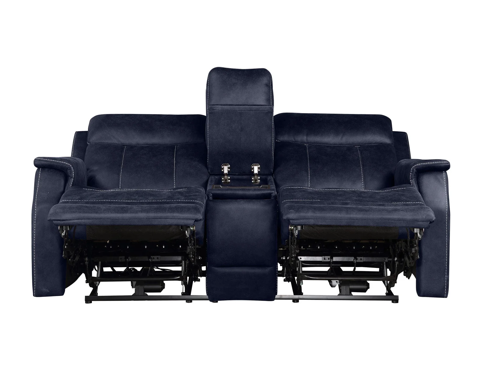 Valencia Ocean Blue 3-Piece Dual Power Reclining Set - Image 12