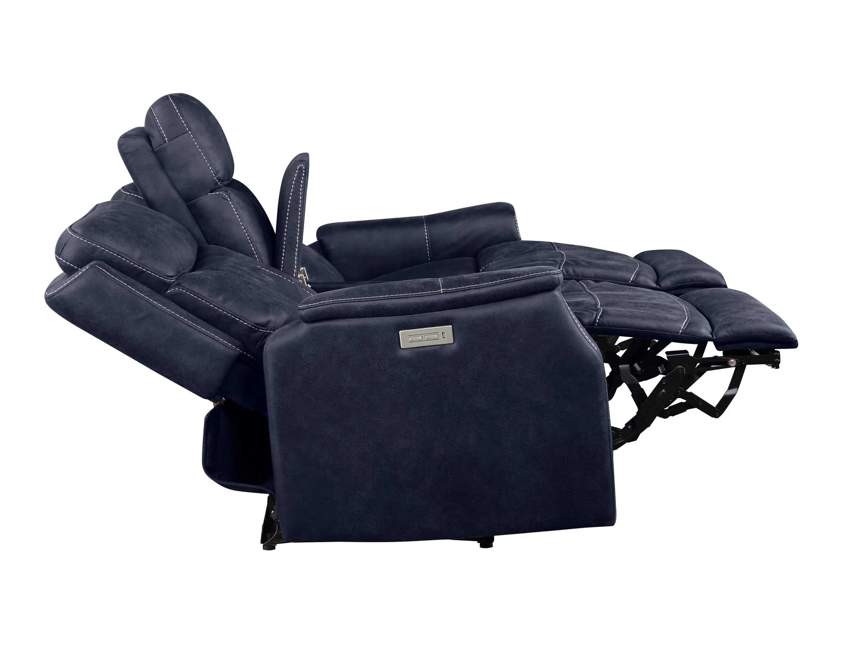 Valencia Ocean Blue 3-Piece Dual Power Reclining Set - Image 17