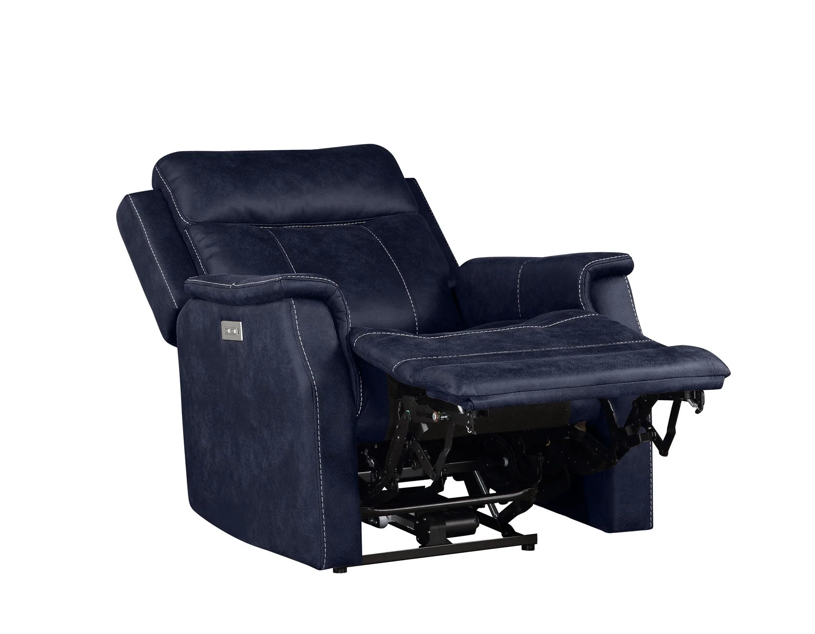 Valencia Ocean Blue 3-Piece Dual Power Reclining Set - Image 22