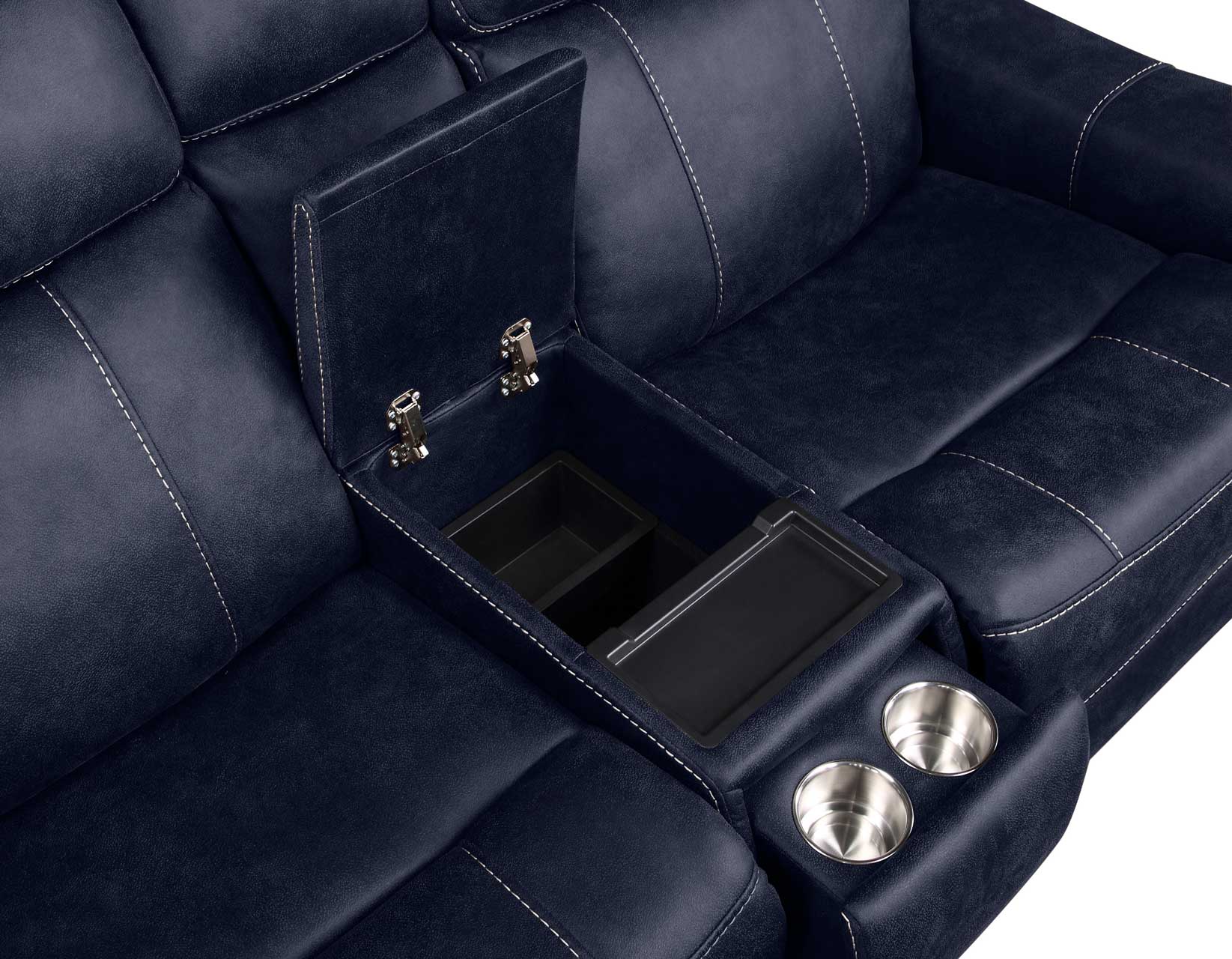 Valencia Ocean Blue 3-Piece Dual Power Reclining Set - Image 27