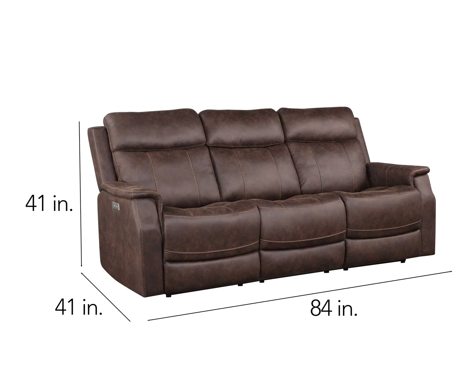 Valencia Walnut 3-Piece Dual Power Reclining Set - Image 35