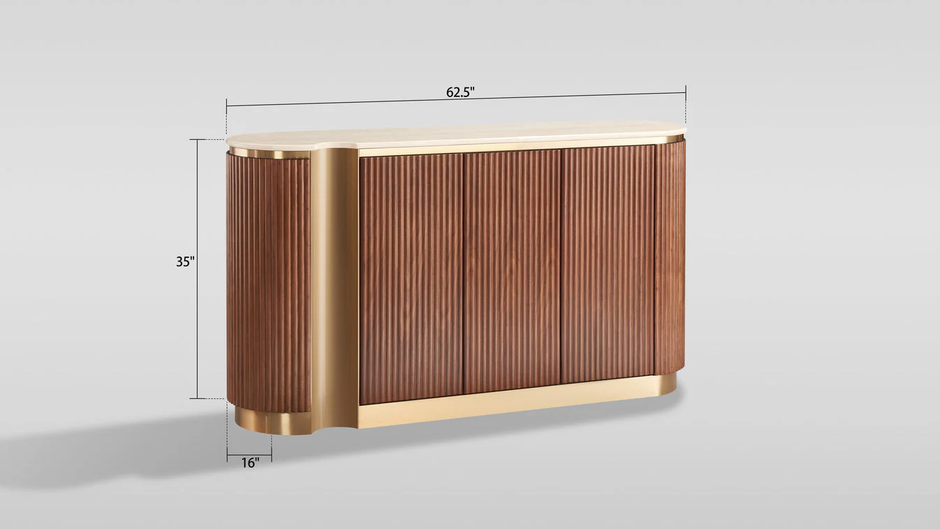 Valente Walnut Sideboard - Image 5