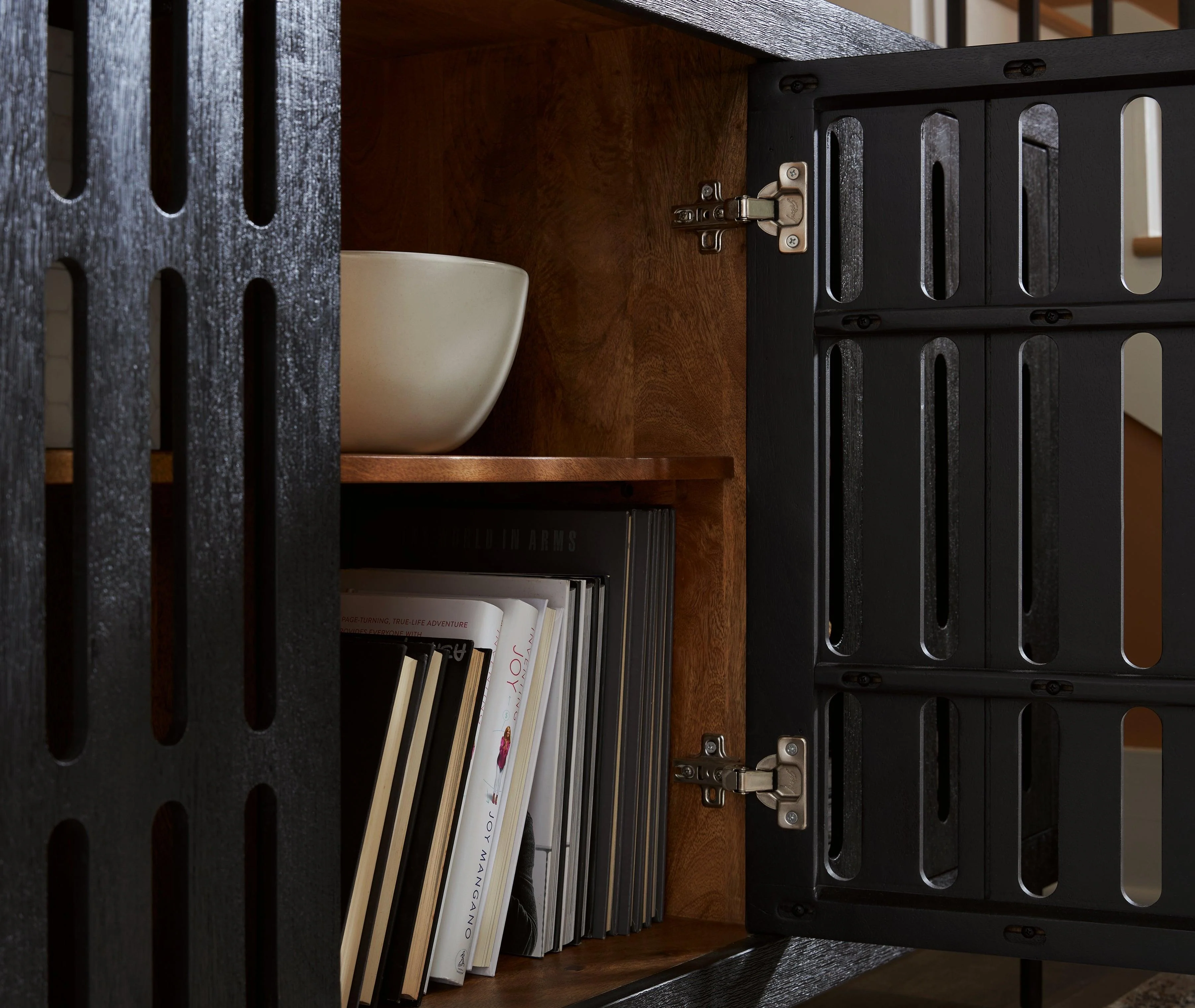Vallisburg Black/Natural Accent Cabinet - Image 7