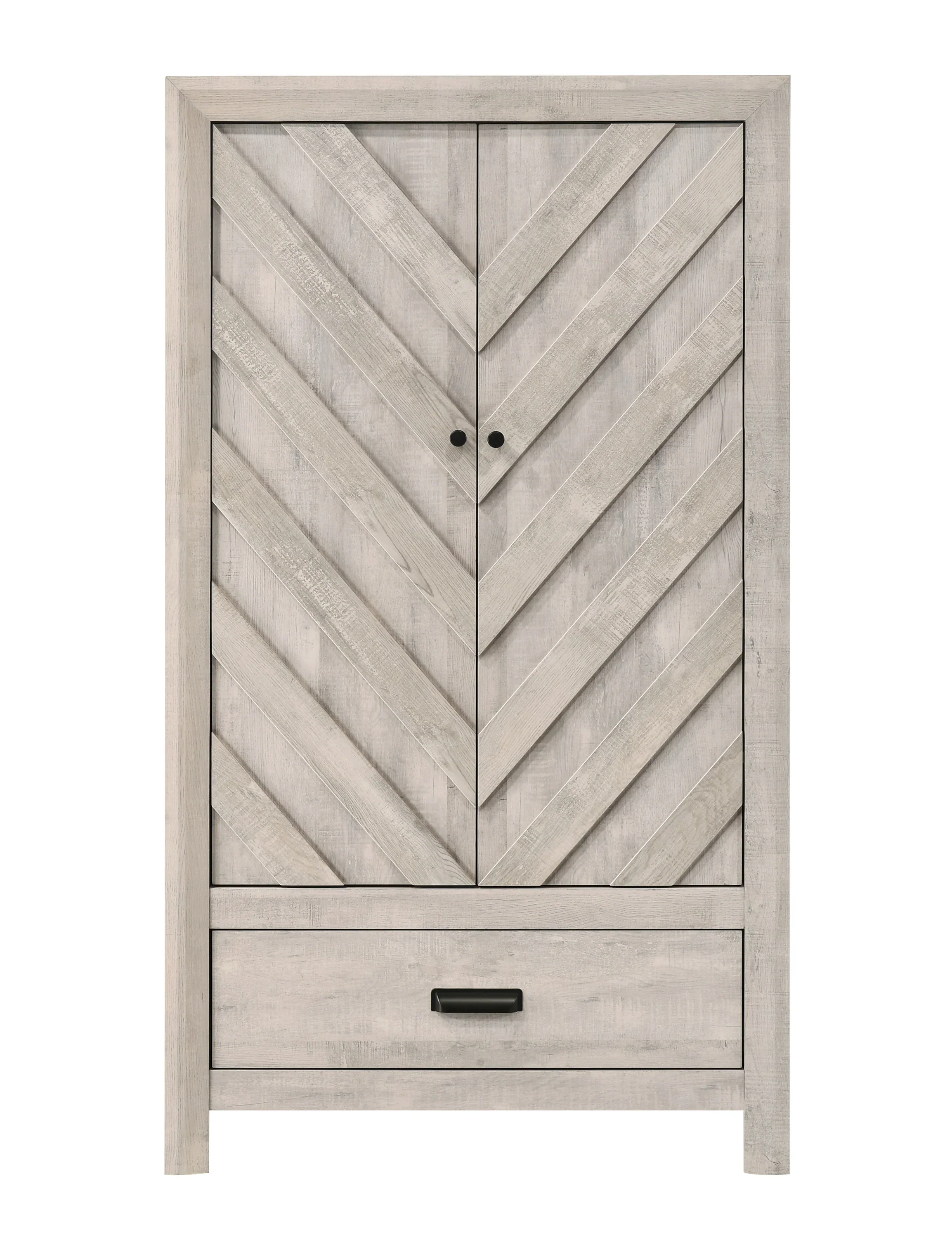 Valor Antique White Armoire - Image 2