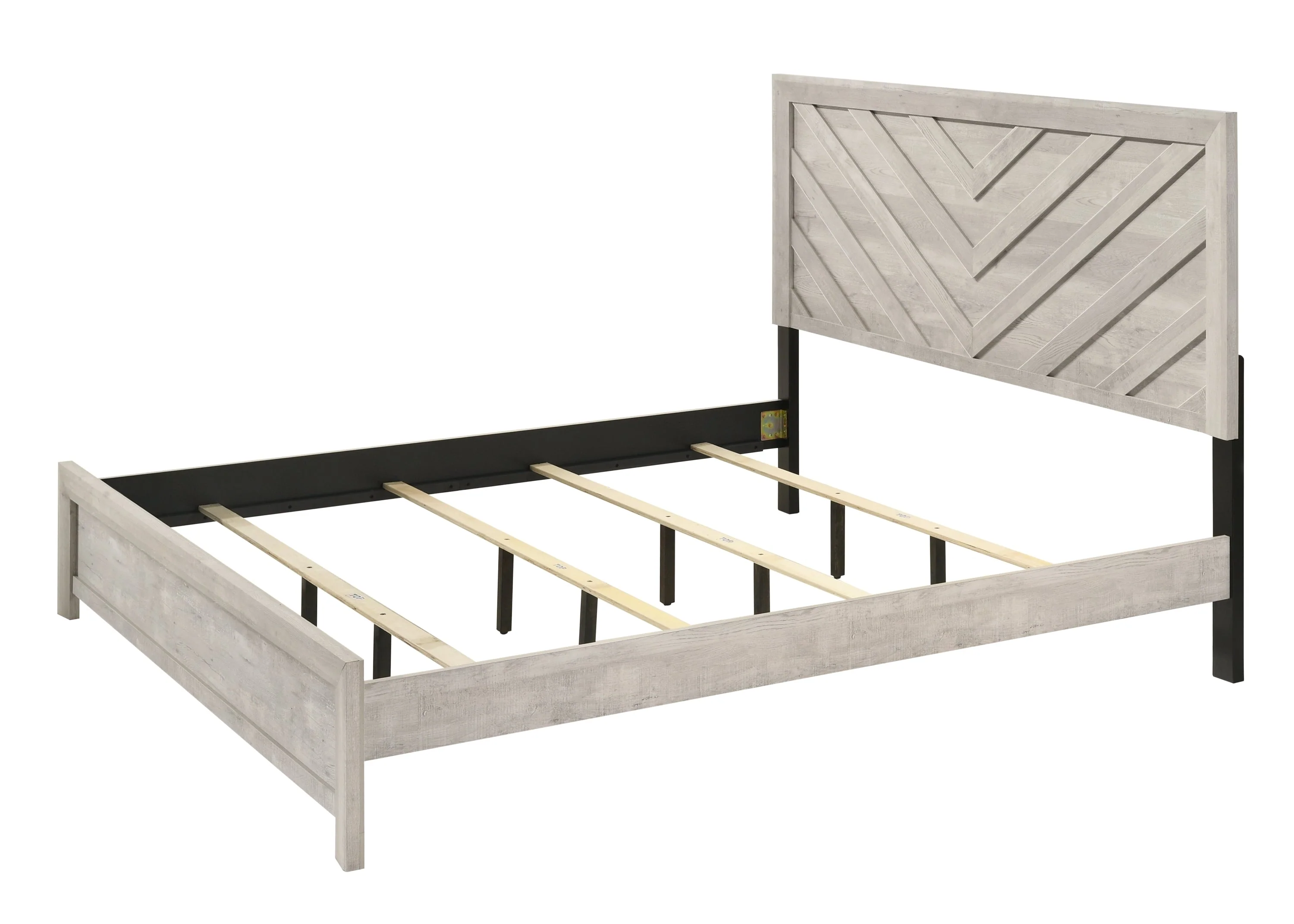 Valor Beige King Panel Bed - Image 3
