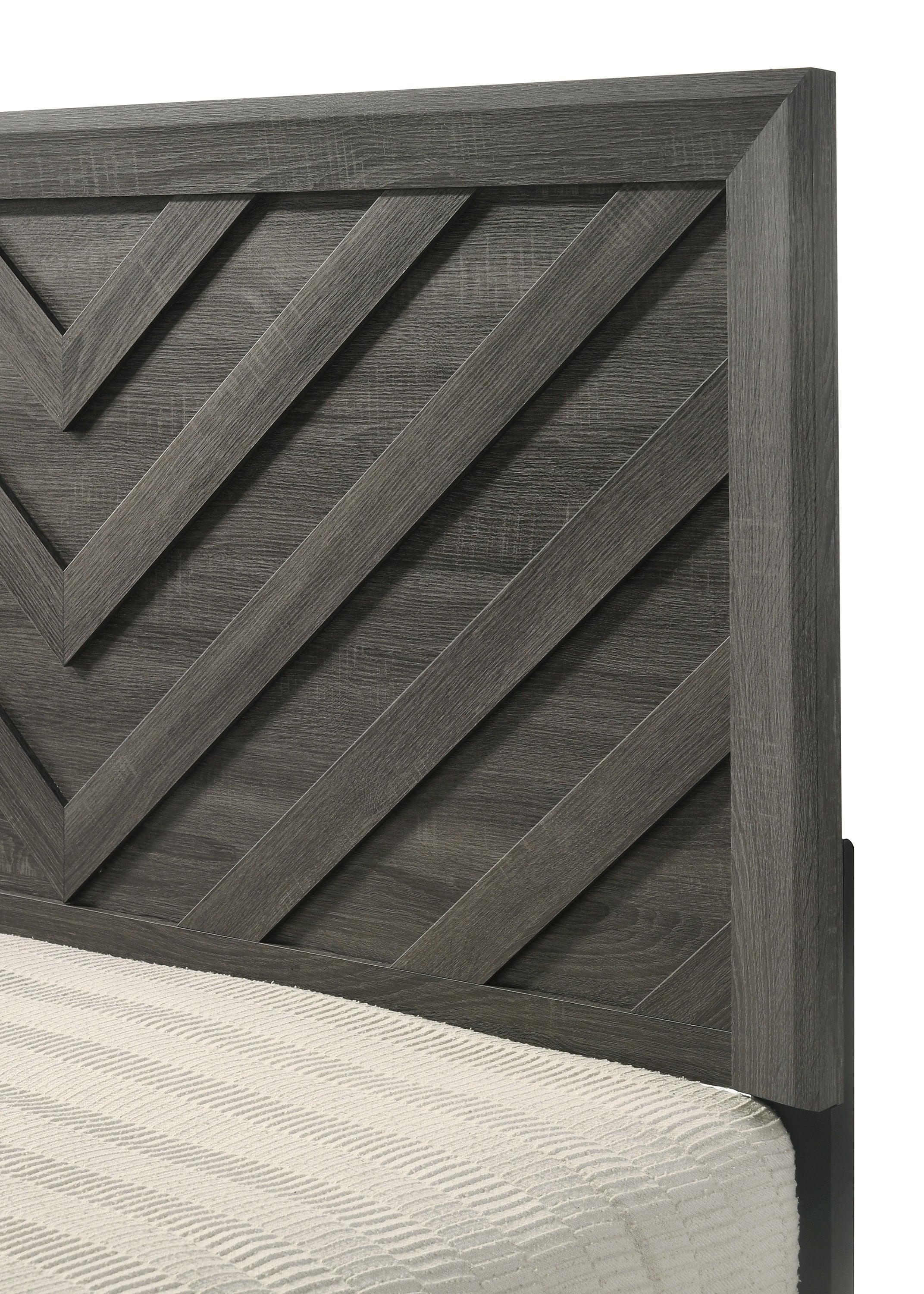Valor Gray King Panel Bed - Image 3