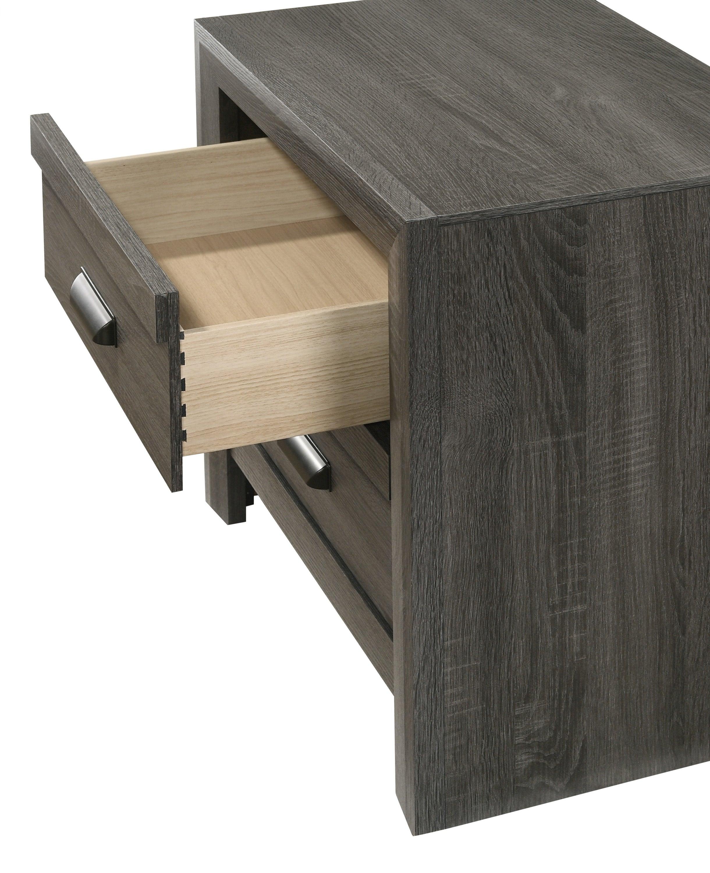Valor Gray Nightstand - Image 2