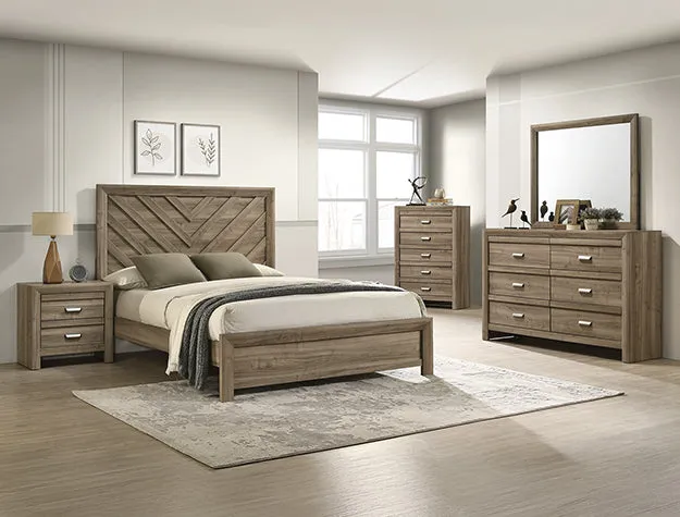 Valor Light Brown Dresser Mirror (Mirror Only) - Image 2