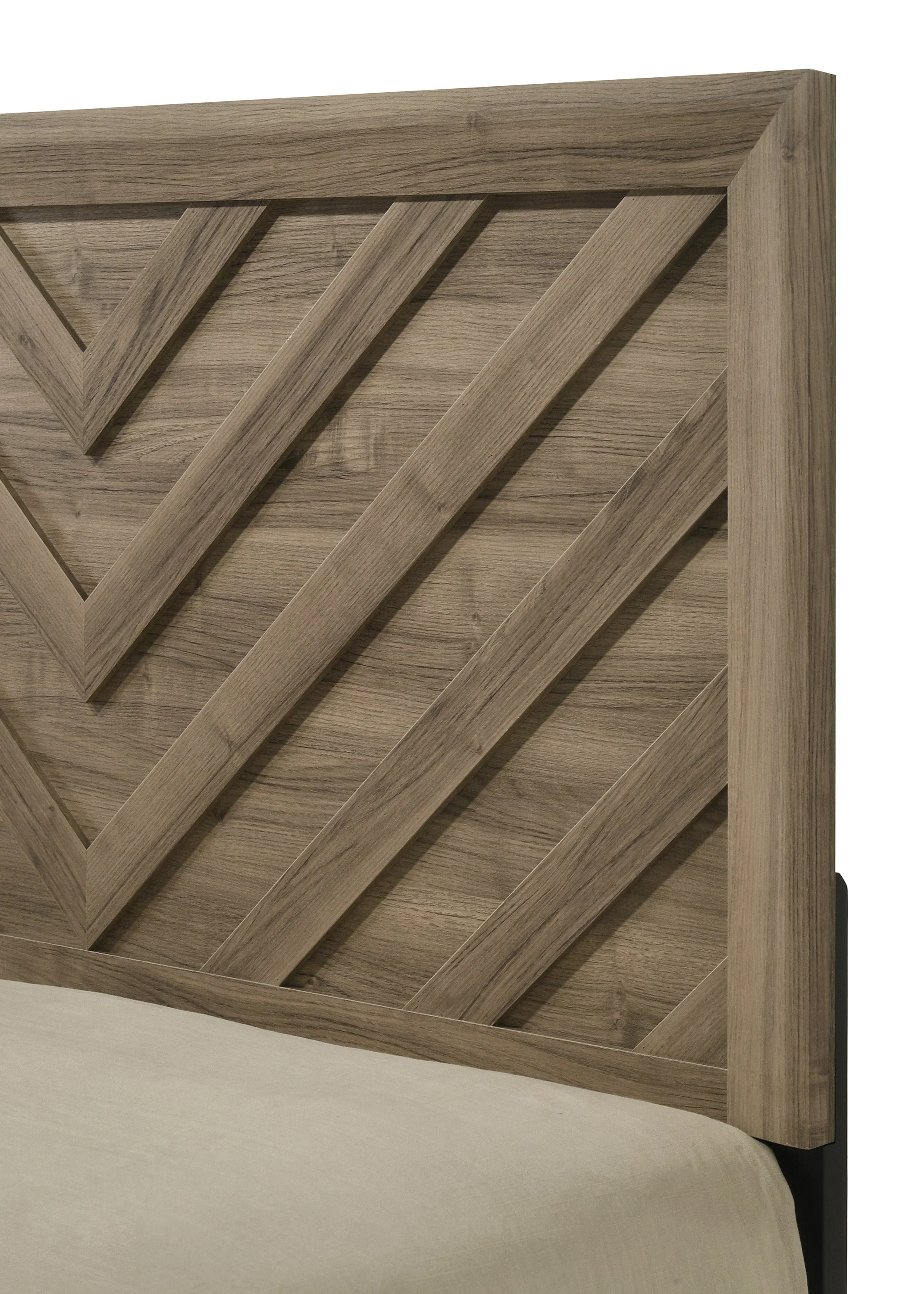 Valor Light Brown Twin Panel Bed - Image 3