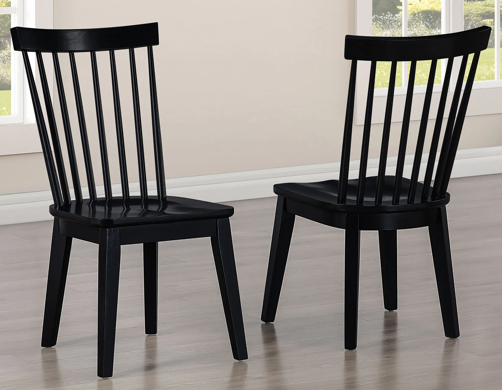 Vaughn Coffee/Black 5-Piece 60-96″ w/2-18 Leaves Dining Set - Image 4