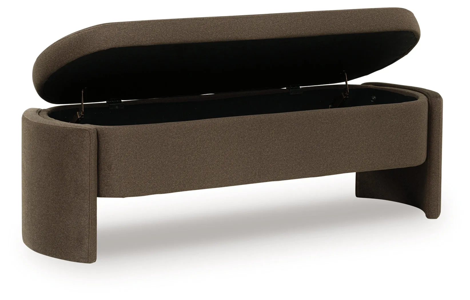 Vavuniya Brown Storage Bench - Image 2