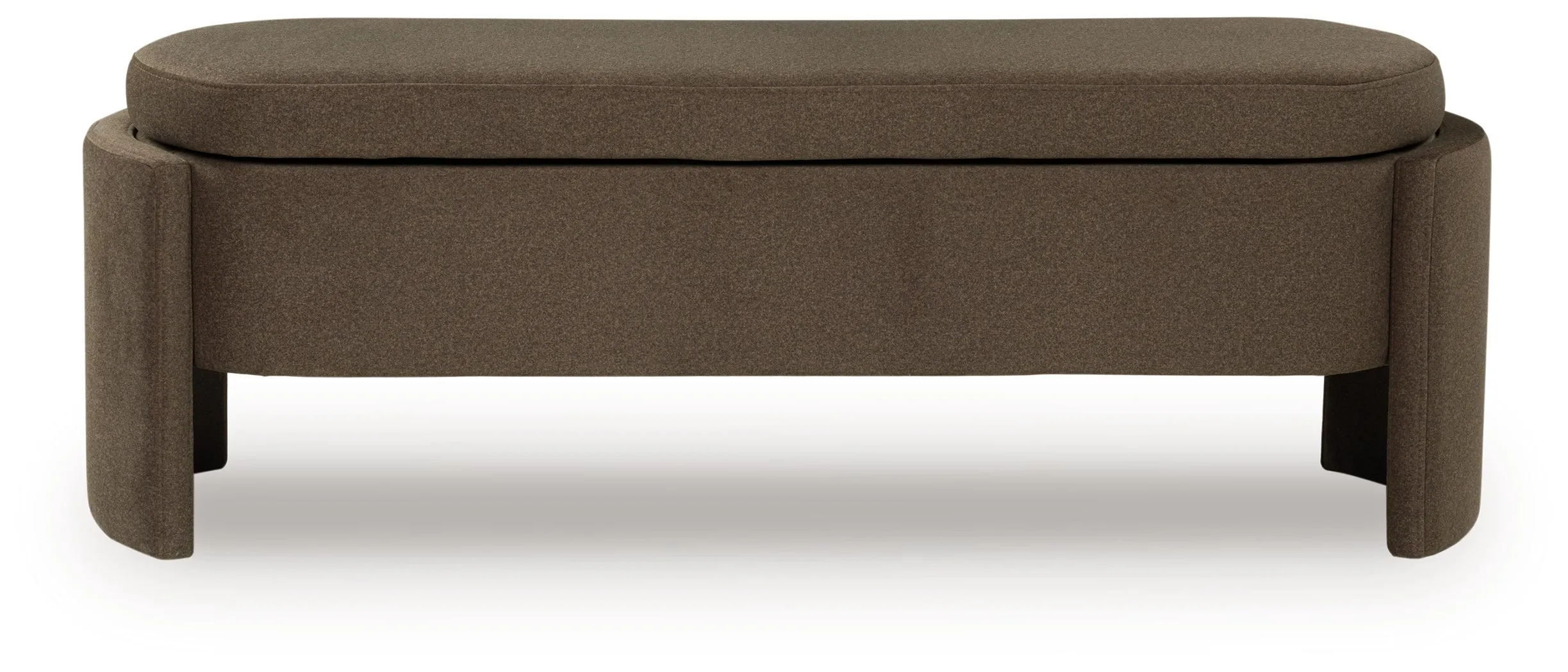Vavuniya Brown Storage Bench - Image 3