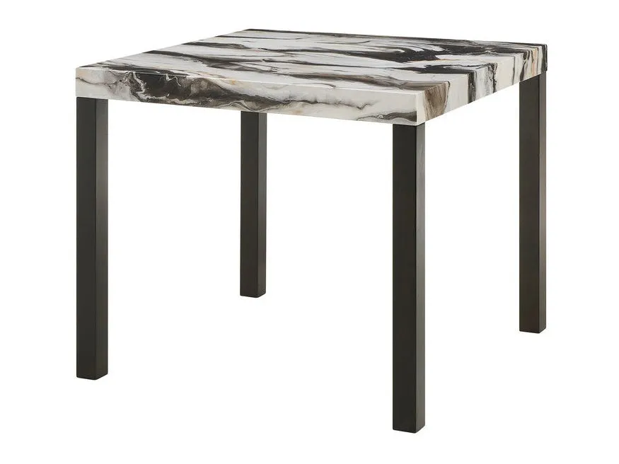 Vega Beige/Black Faux Marble Counter Height Set - Image 7