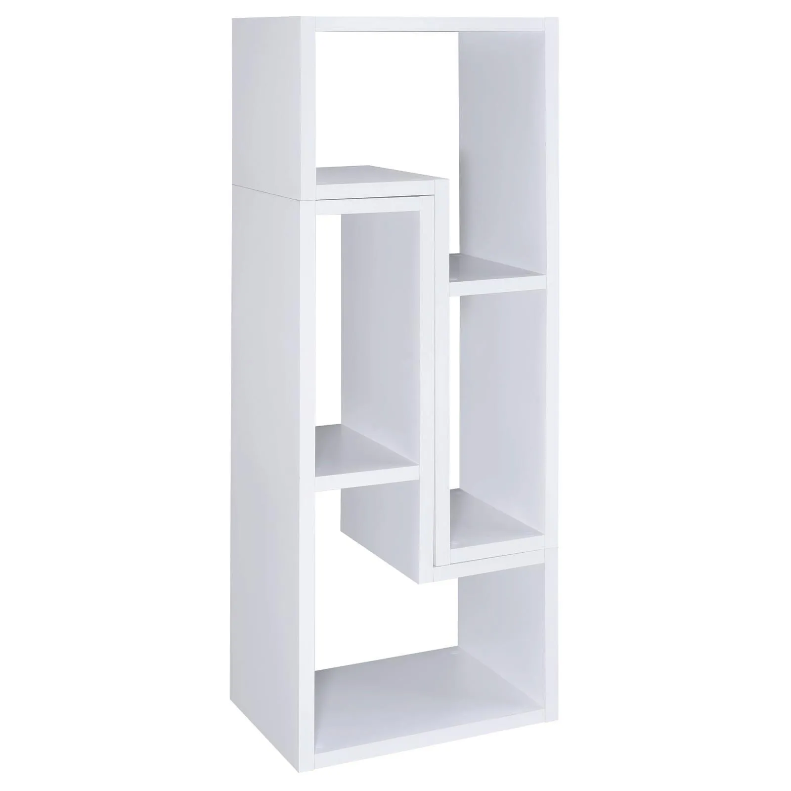 Velma White Convertible TV Console/Bookcase - Image 7