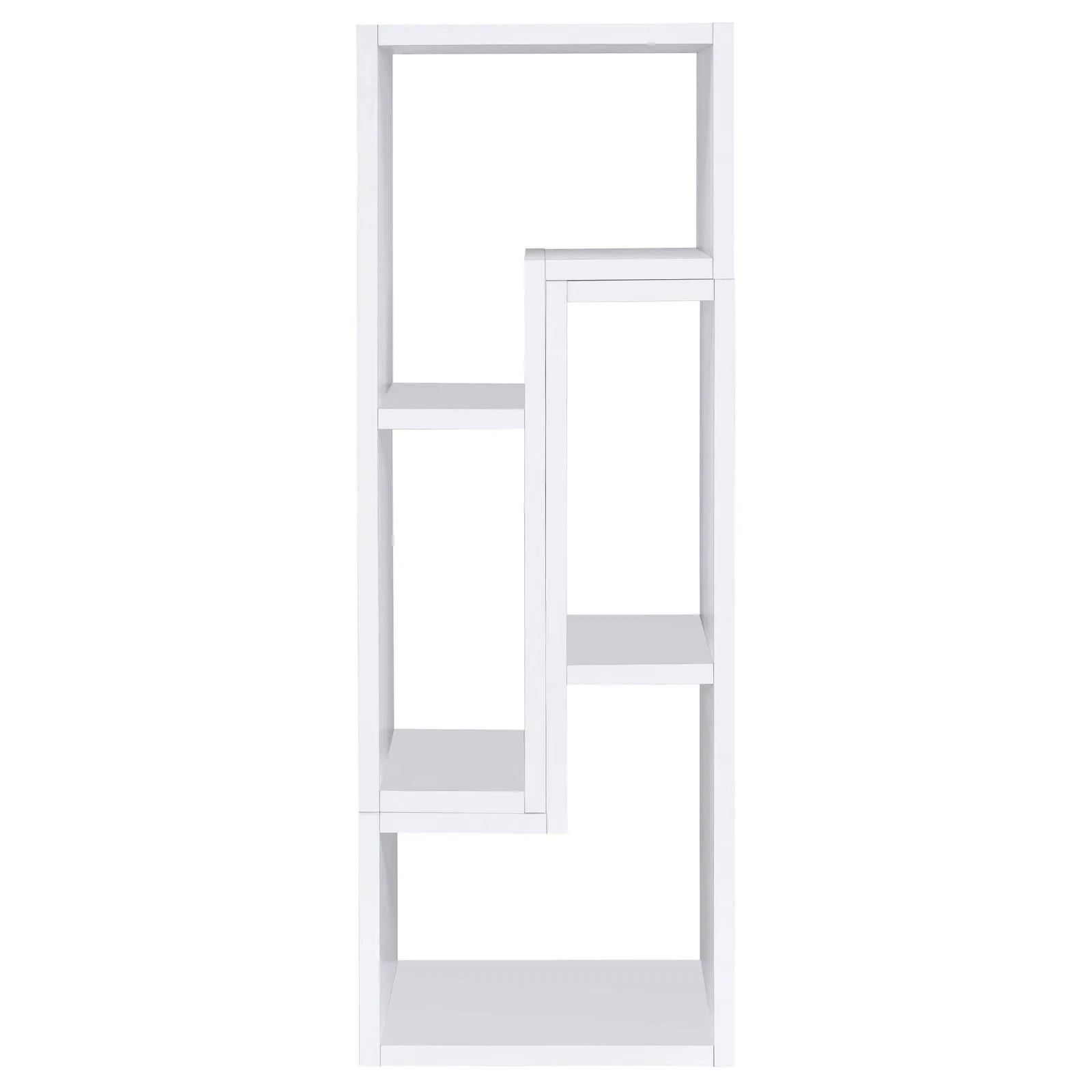 Velma White Convertible TV Console/Bookcase - Image 9