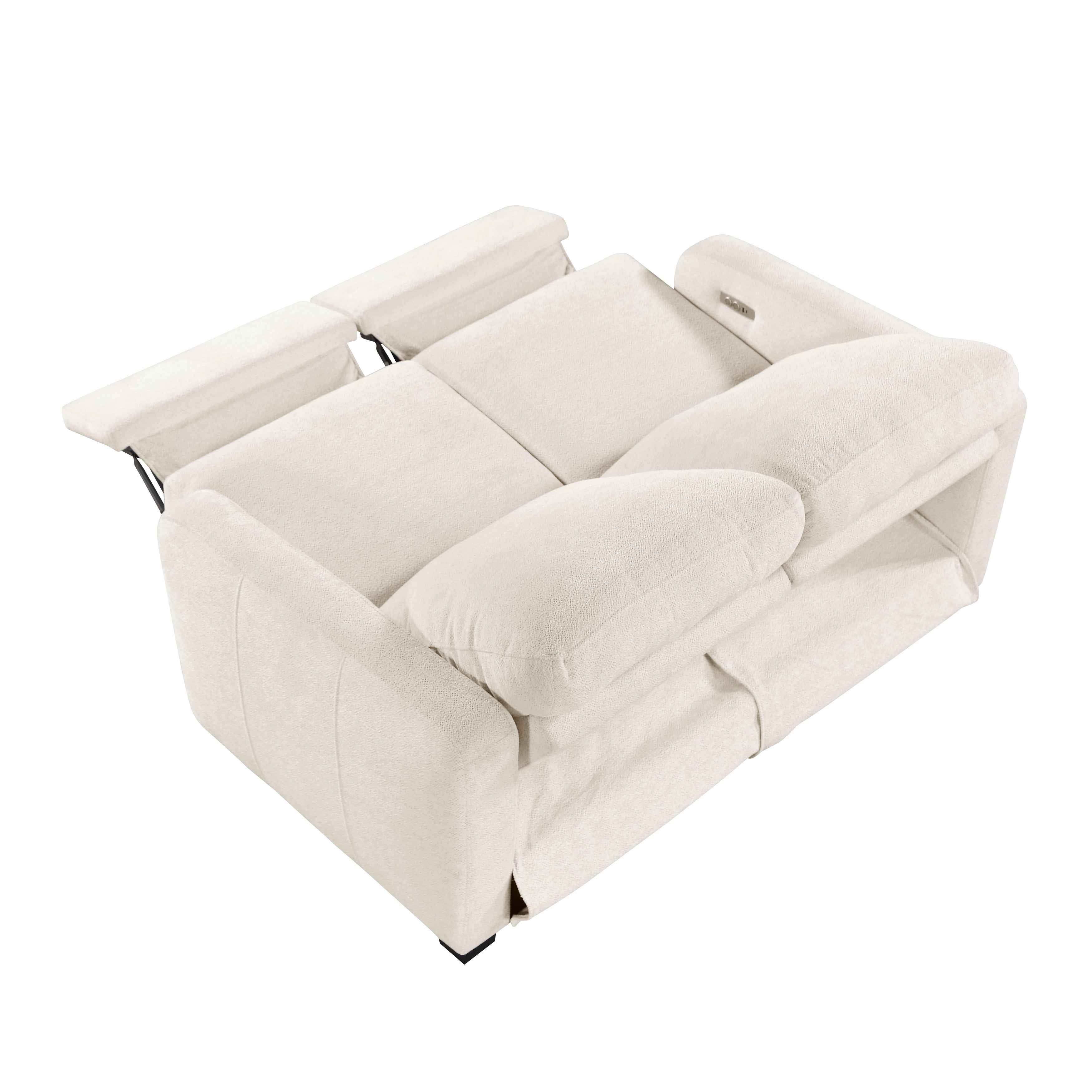 Vera Beige 3-Piece Power Reclining Living Room Set - Image 11