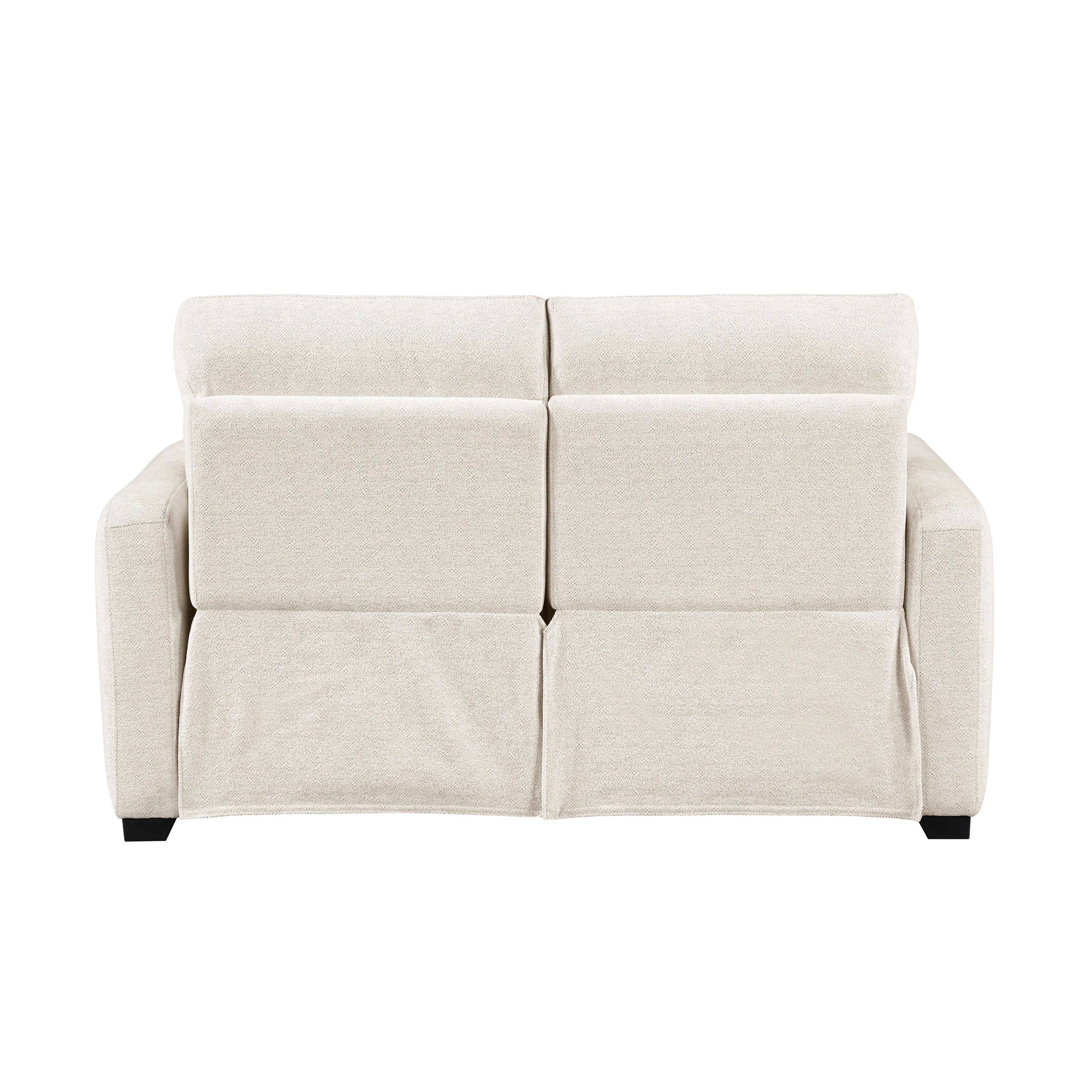 Vera Beige Power Double Reclining Loveseat - Image 3