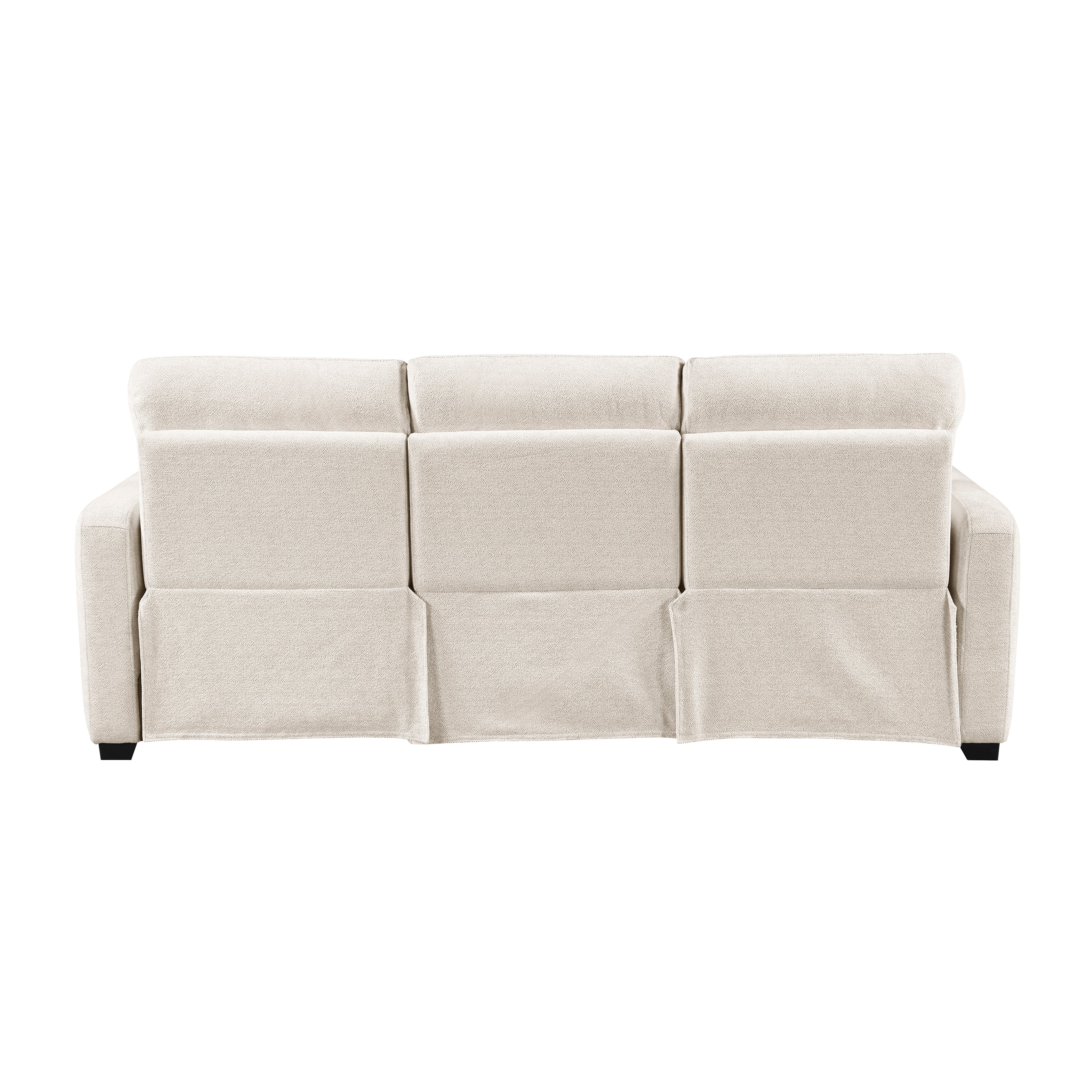 Vera Beige Power Double Reclining Sofa - Image 3