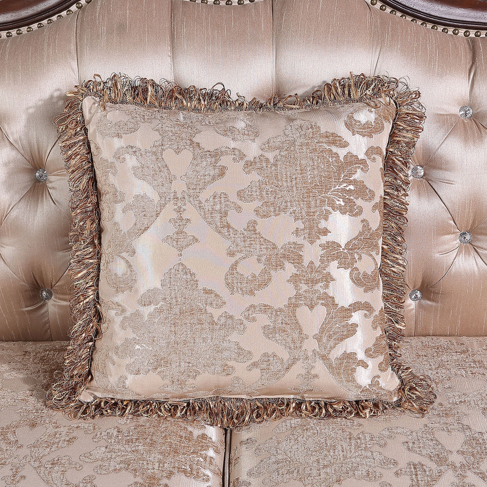 Veracruz Dark Cherry/Light Brown Sofa & Loveseat - Image 6