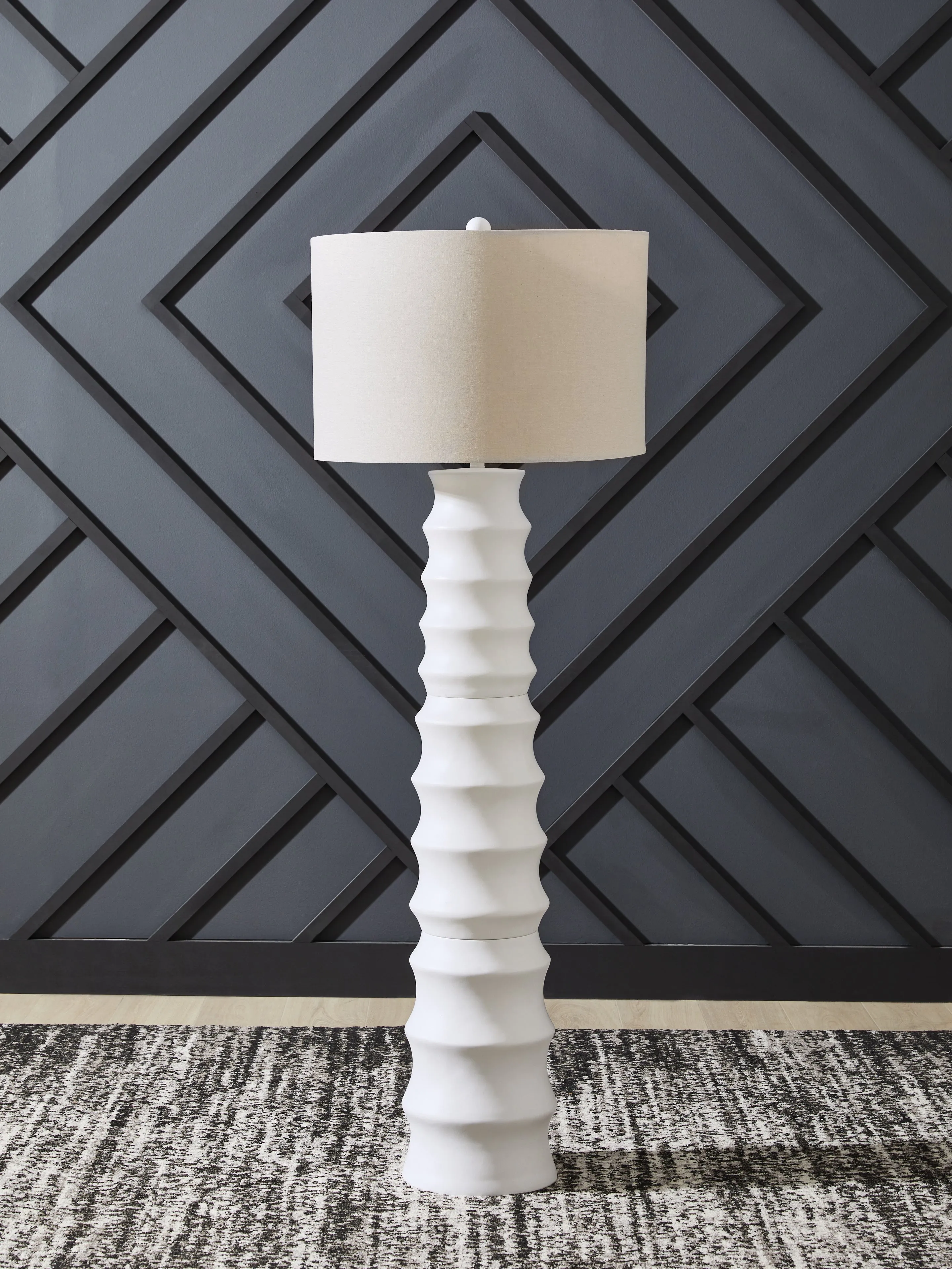 Veraleigh White Floor Lamp