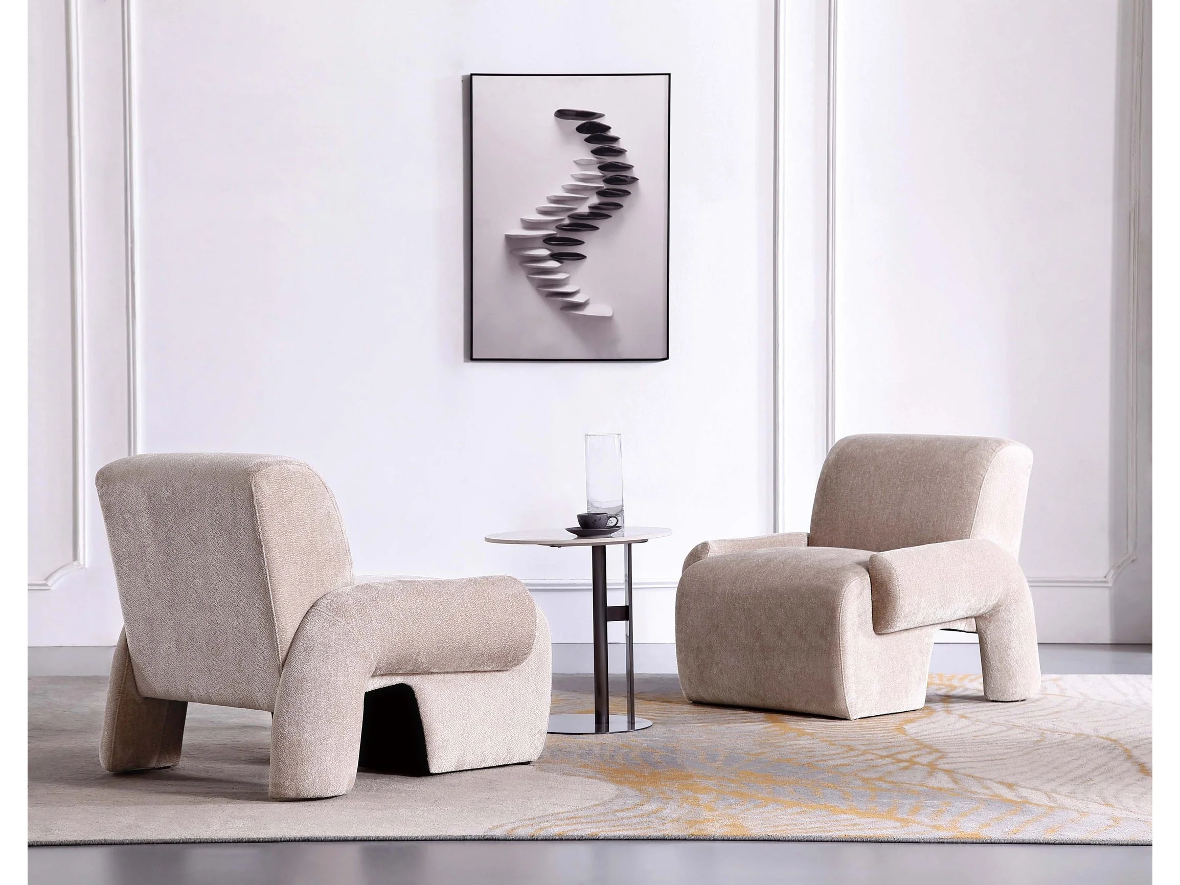 Verandah Accent Chairs in Beige (set of 2)