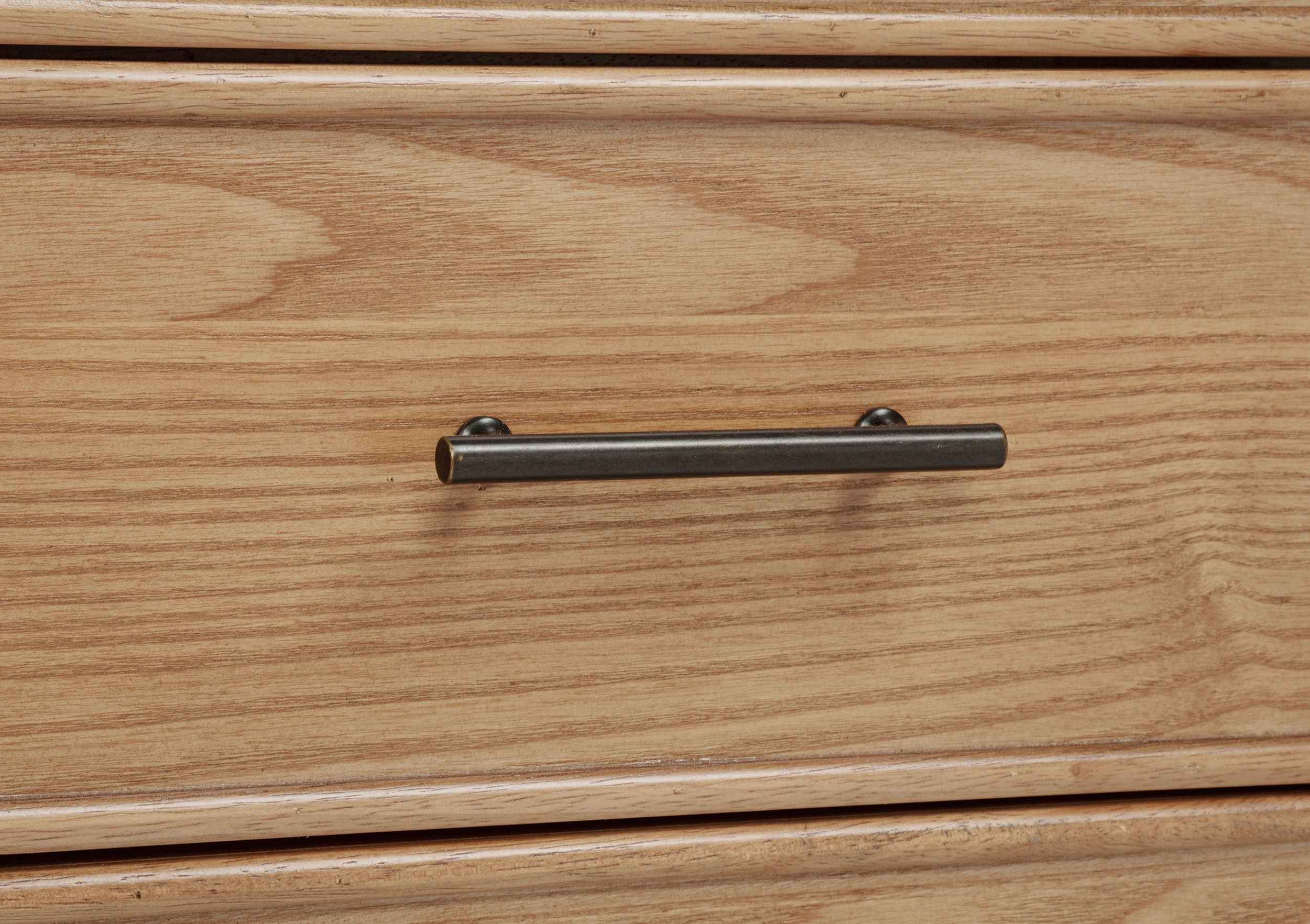 Vermes Light Ash 66-inch 7-drawer Computer Desk with Power Outlet - Image 5