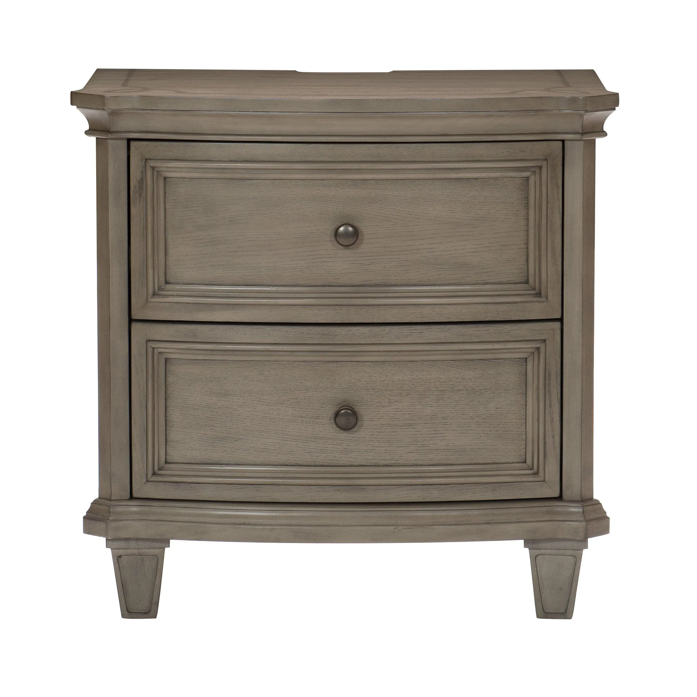 Vermillion Gray Cashmere Nightstand - Image 4