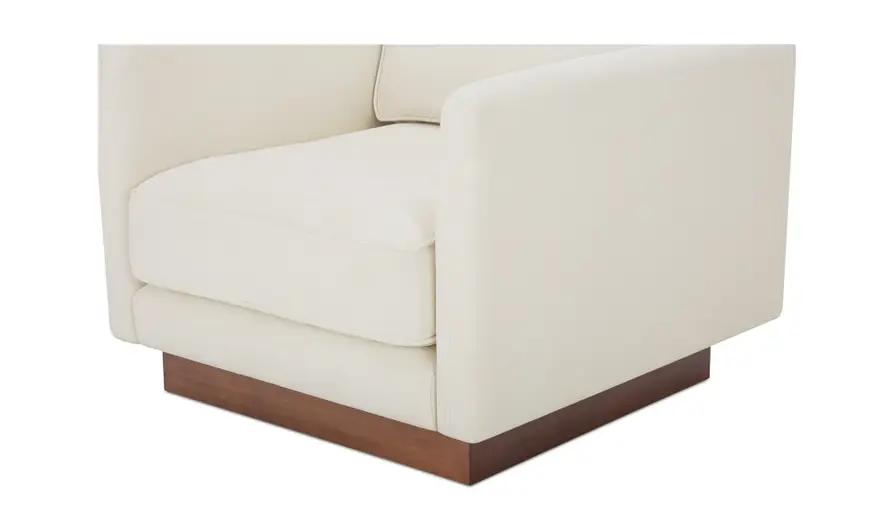 Vernon Accent Chair White - Image 6